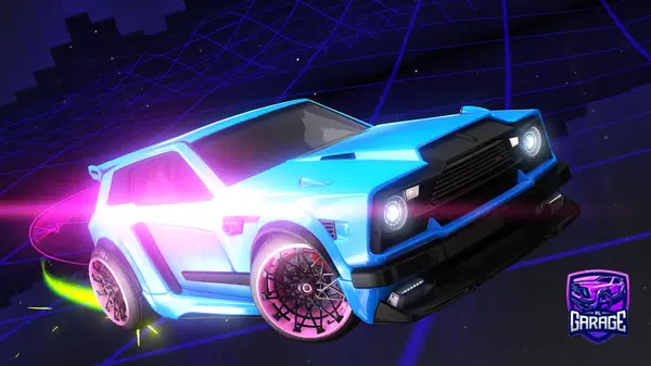A Rocket League car design from Thomynoue
