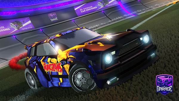 A Rocket League car design from Outburst
