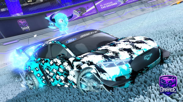 A Rocket League car design from Fotevailar1