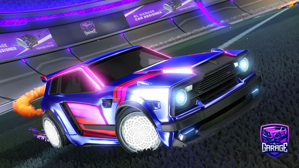 A Rocket League car design from BJM043