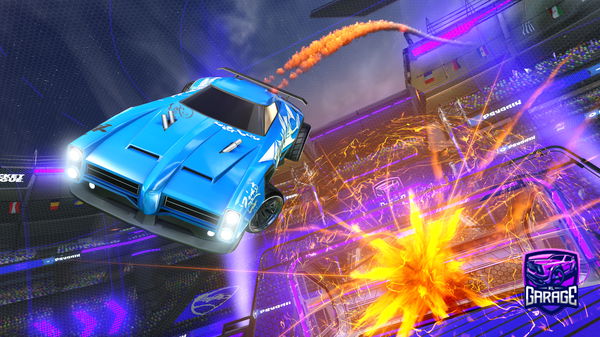 A Rocket League car design from preztigebubz