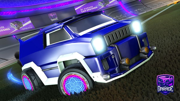 A Rocket League car design from VTX_pookie