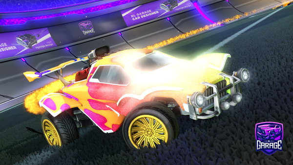 A Rocket League car design from Boostes