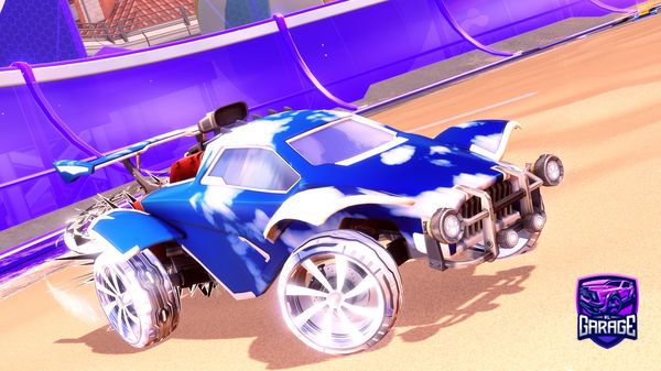 A Rocket League car design from Tapin