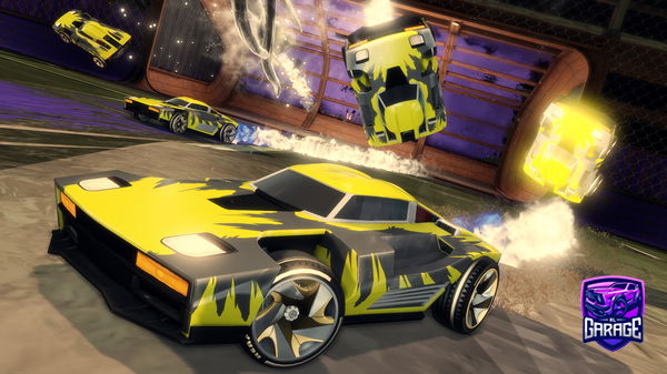 A Rocket League car design from Fornal