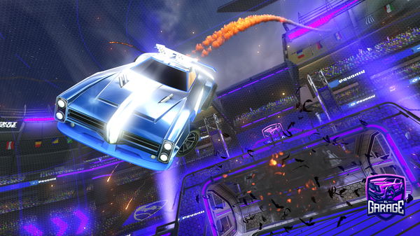 A Rocket League car design from Toxicloughran232