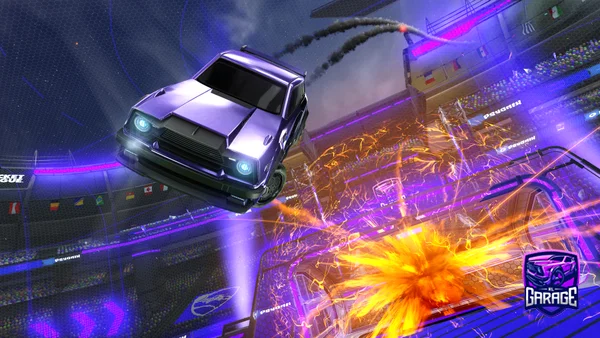 A Rocket League car design from Fake009