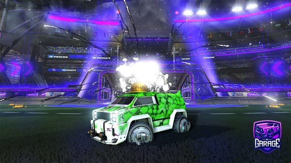 A Rocket League car design from twixking27