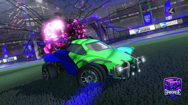 A Rocket League car design from luquetadeus
