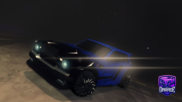 A Rocket League car design from Steezey