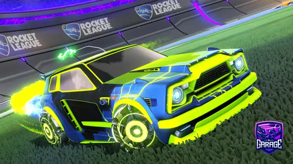 A Rocket League car design from Glg