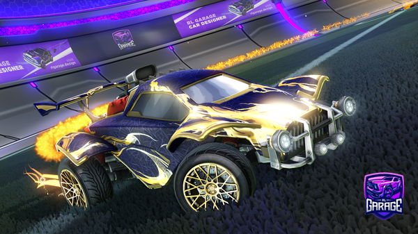 A Rocket League car design from ProFluffy7985