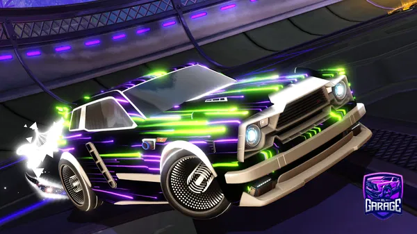 A Rocket League car design from CoBeMo
