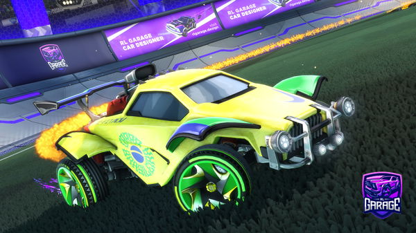 A Rocket League car design from NormanGM
