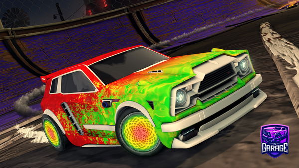 A Rocket League car design from refuise