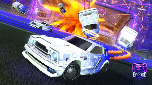 A Rocket League car design from moon12