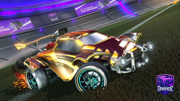 A Rocket League car design from BrayanMP