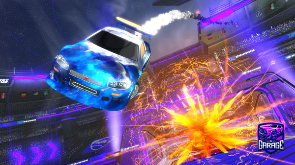 A Rocket League car design from nexzzy