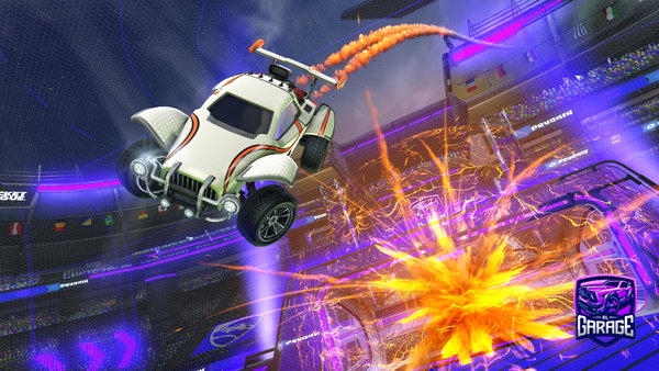 A Rocket League car design from arizone911