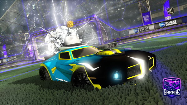 A Rocket League car design from Katrinchix