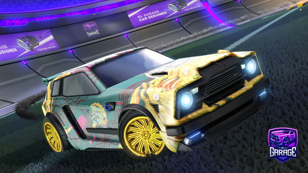 A Rocket League car design from Wxnder_rl