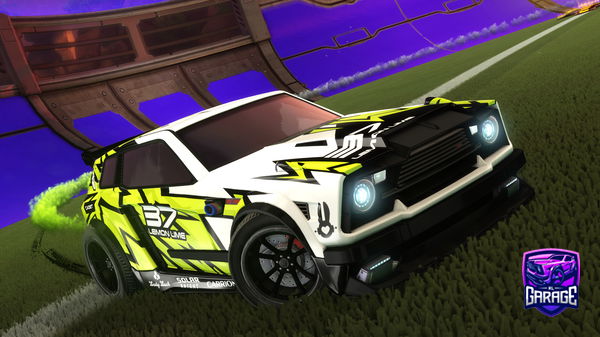 A Rocket League car design from Banholt