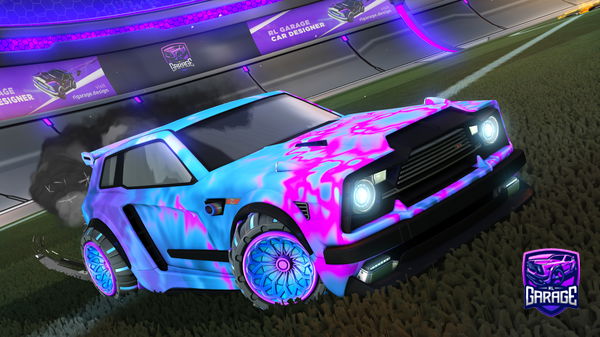 A Rocket League car design from KAOS_Cobra