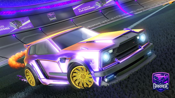 A Rocket League car design from CosmiK19