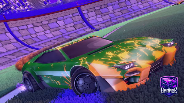 A Rocket League car design from Meufi
