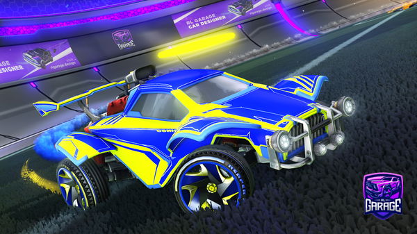 A Rocket League car design from SplitLemon
