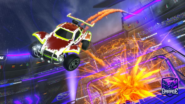 A Rocket League car design from Mi7Ra