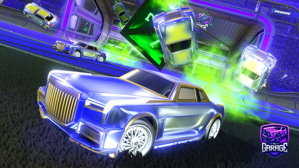 A Rocket League car design from LUCR4FT