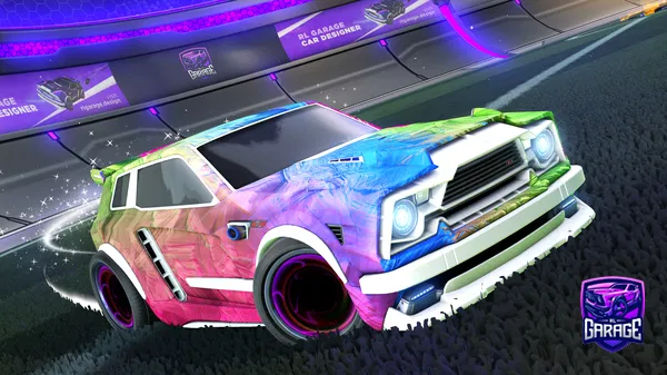 A Rocket League car design from moonlessninja