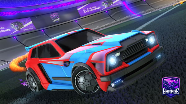 A Rocket League car design from Ferni15