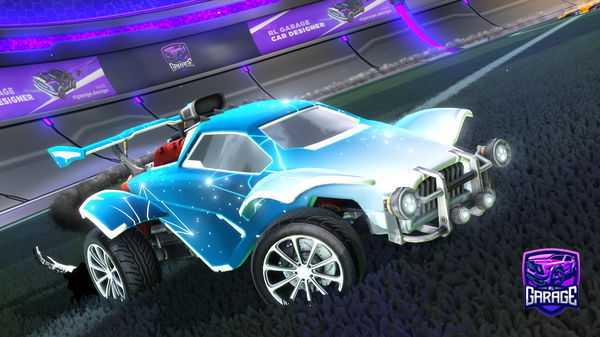 A Rocket League car design from Fuorpulse