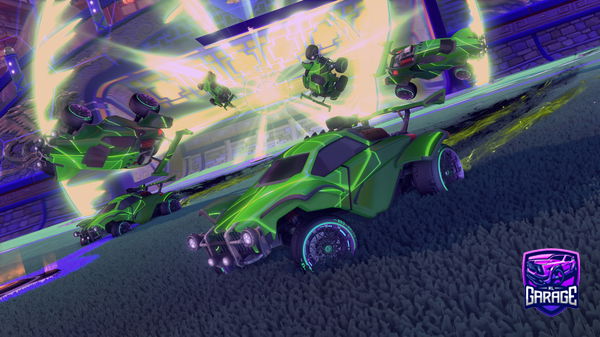 A Rocket League car design from Cursive04