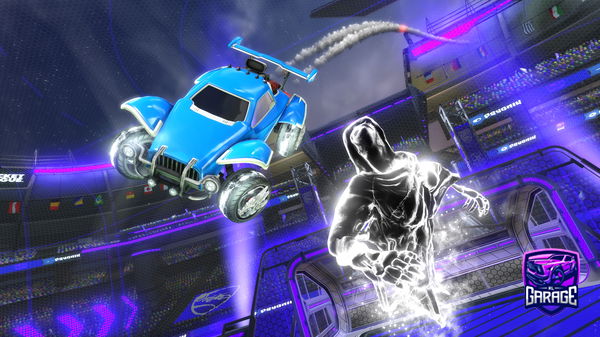 A Rocket League car design from Okimane