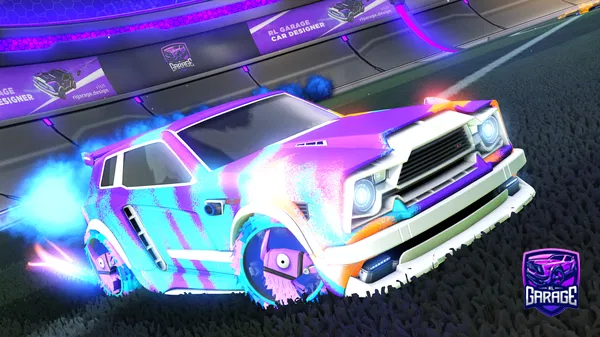 A Rocket League car design from Goudou
