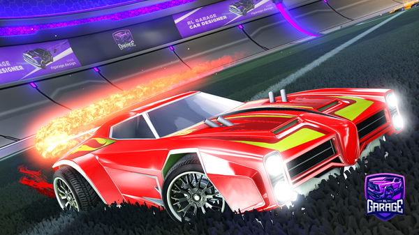 A Rocket League car design from FLOBBYTHESALTY