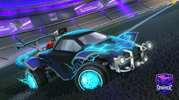 A Rocket League car design from Jasonkami