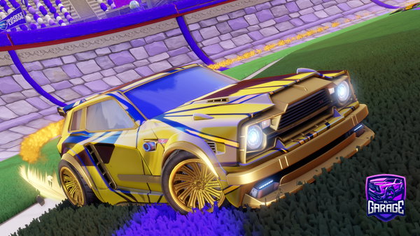 A Rocket League car design from Downy1806