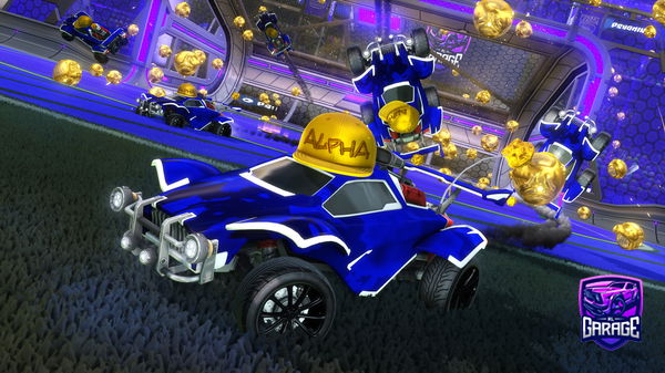 A Rocket League car design from Ibinkz