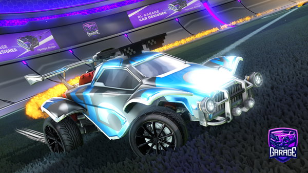A Rocket League car design from cloud95484