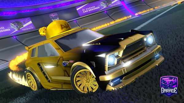 A Rocket League car design from IQR