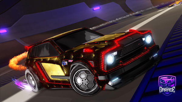 A Rocket League car design from Dennii