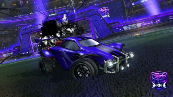 A Rocket League car design from Nicobalta