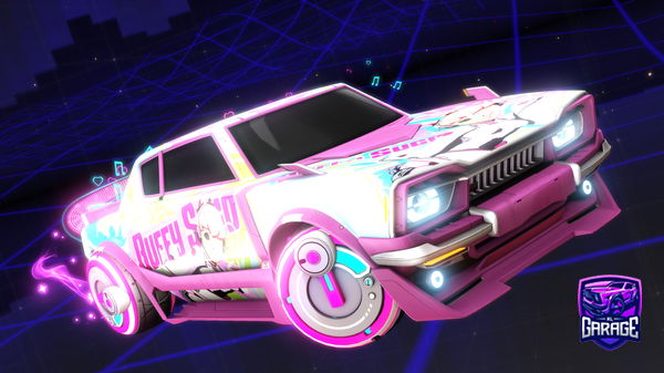 A Rocket League car design from Raphanguille