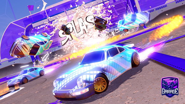 A Rocket League car design from LWG1