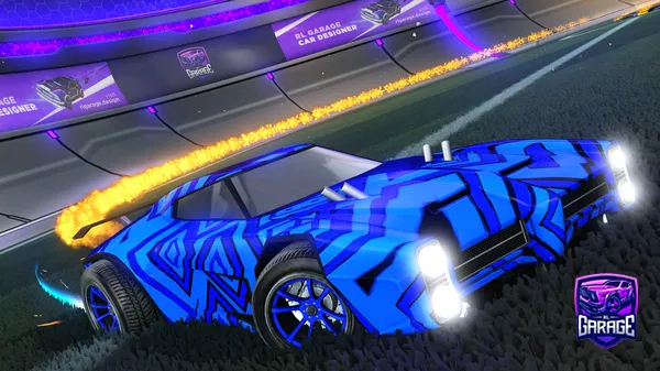 A Rocket League car design from skykyd