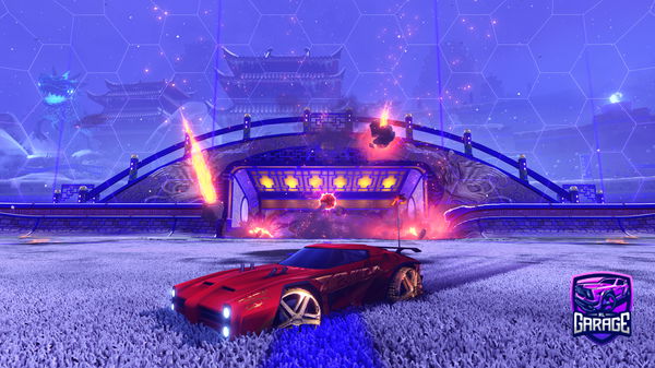 A Rocket League car design from Skullitzi